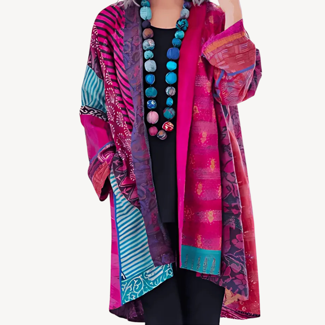Stilvoller Kimono-Cardigan Frauen Modern Gemustert
