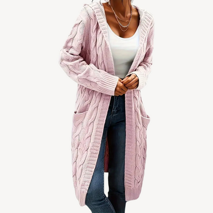 Kapuzen Cardigan Bequem Warm