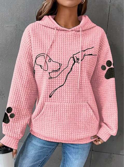 Kapuzenpullover Damen Weich Warm