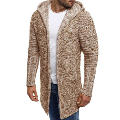 Bequemer Freizeitpullover mit Kapuze Einfarbig