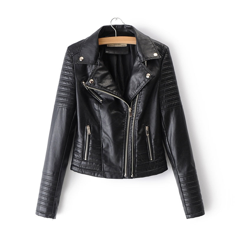 Lederjacke Trendy Style Damen