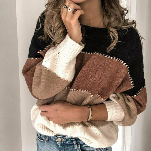 Weiche Frauenpullover O-Neck Bequem