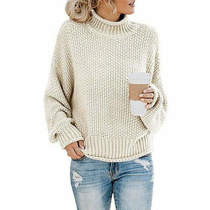 Lässiger Strickpullover Bequem Modern - IdealeKleiden
