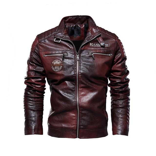 Lederjacke Elegant Schwarz Premium Qualität