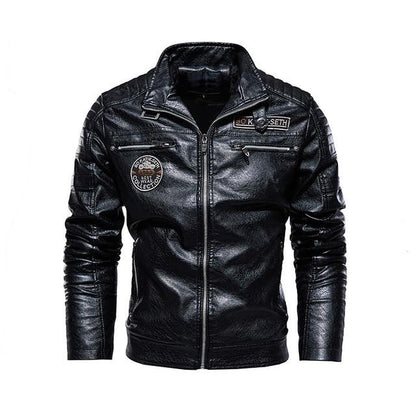 Lederjacke Elegant Schwarz Premium Qualität