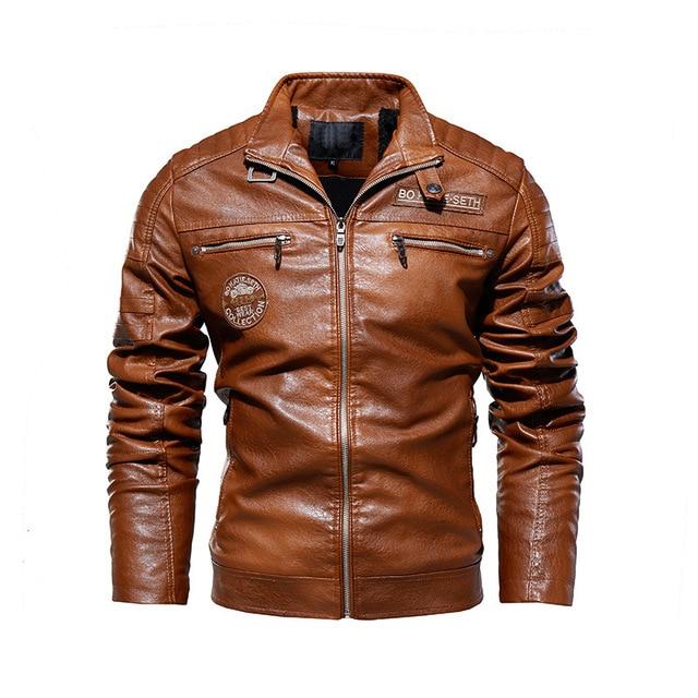 Lederjacke Elegant Schwarz Premium Qualität