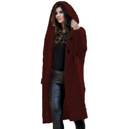 Klassische Strickjacke Damen Lange Qualität