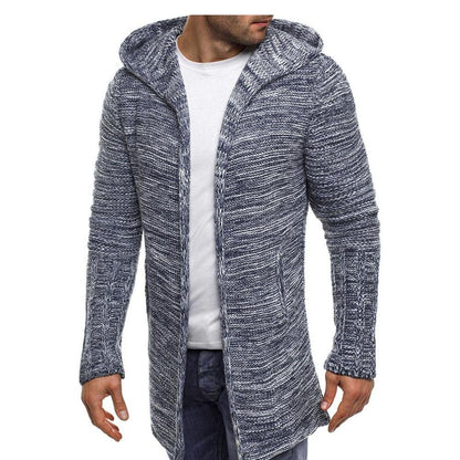 Bequemer Freizeitpullover mit Kapuze Einfarbig