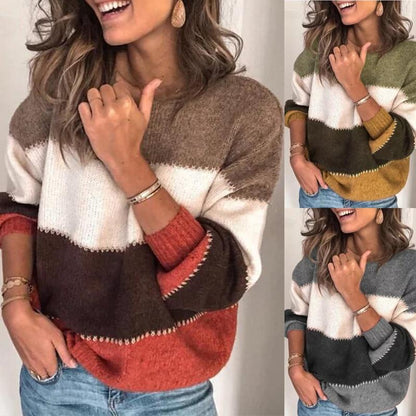 NENA - Damen Strickpullover Weich & Warm - IdealeKleiden