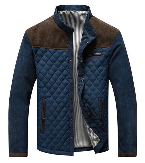 Stylische Wollsteppjacke Damen Elegant