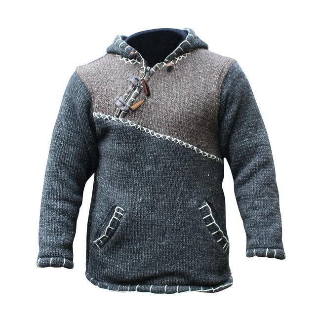 Superweicher Strickpullover im Retro-Look