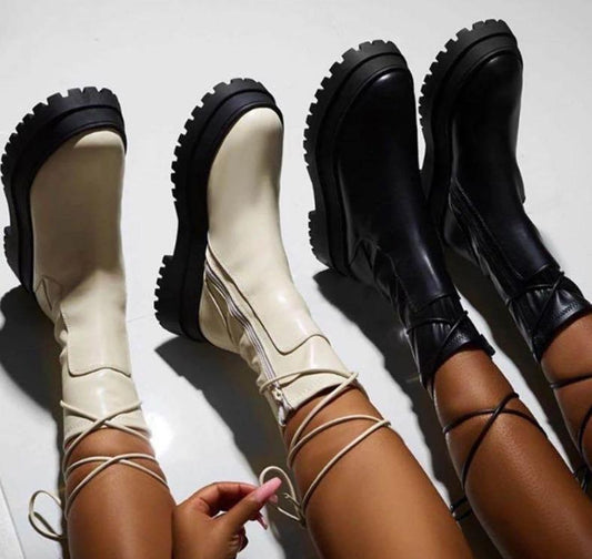 Bequeme Stiefel Damen Rutschfest - IdealeKleiden
