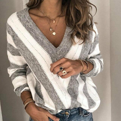 Winterpullover Bequem Stricken
