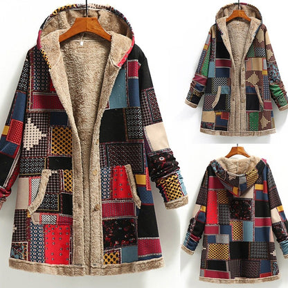 Warme Winterjacke Damen Stylish Design - IdealeKleiden