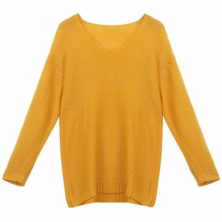 Stilvoller Strickpullover Damen Modern Design - IdealeKleiden