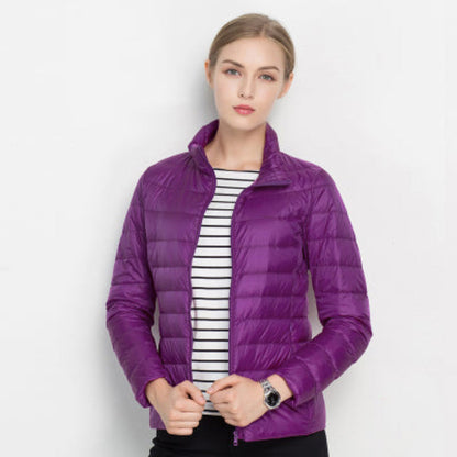 Damen Steppjacke Warm Isolierend Langarm