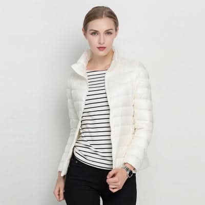 Grüne Winterjacke Damen Isolierpuffer