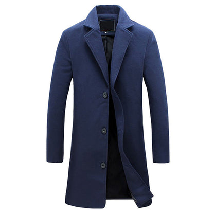 Herren Mantel Elegant Reverskragen
