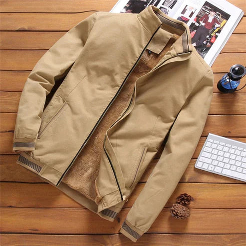 Winterjacke Herren Flauschig Warm