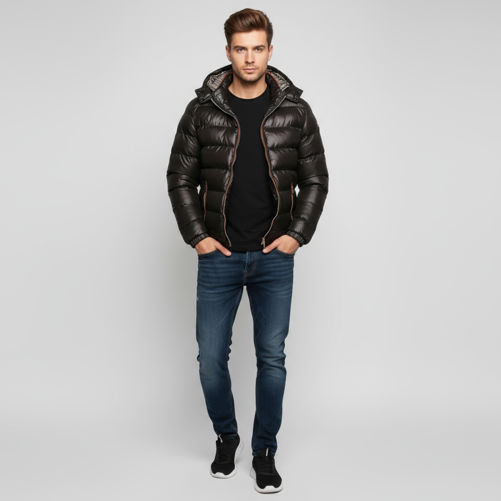 Herren Wintermantel Warm Isoliert - IdealeKleiden
