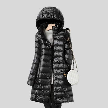 Warmes Winteroberteil mit Reissverschluss und Taschen