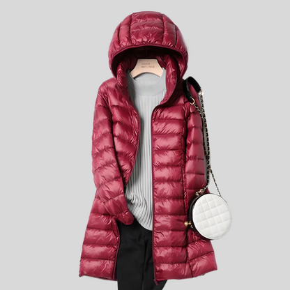 Warmes Winteroberteil mit Reissverschluss und Taschen
