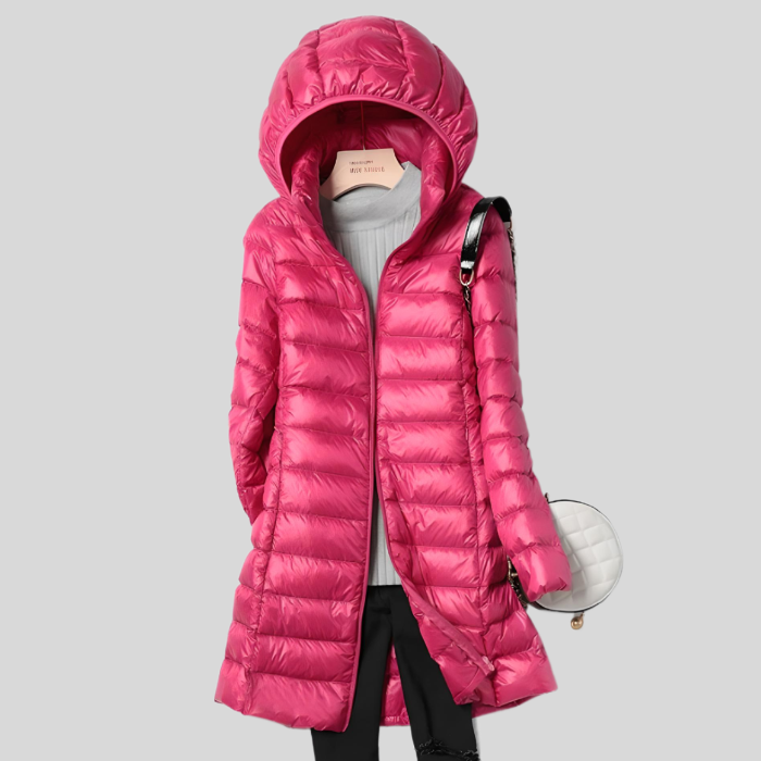 Warmes Winteroberteil mit Reissverschluss und Taschen
