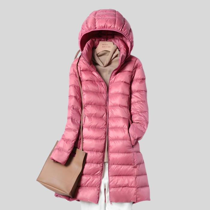 Warmes Winteroberteil mit Reissverschluss und Taschen