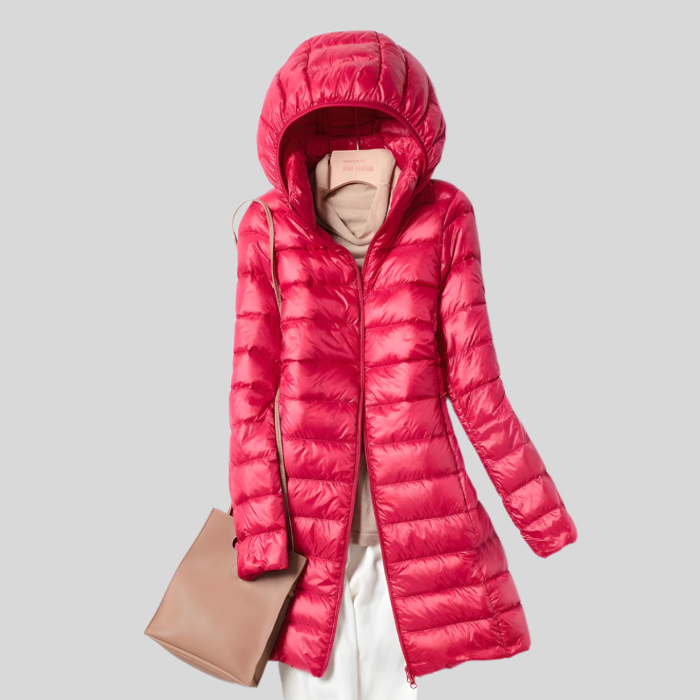 Warmes Winteroberteil mit Reissverschluss und Taschen