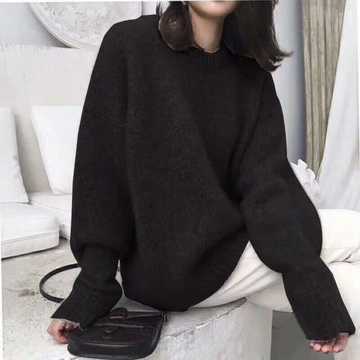Stilvoller Langarm Pullover Damen