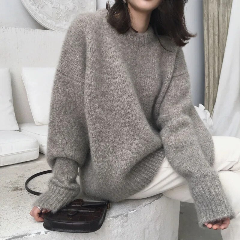 Stylische Damenpullover Langarm