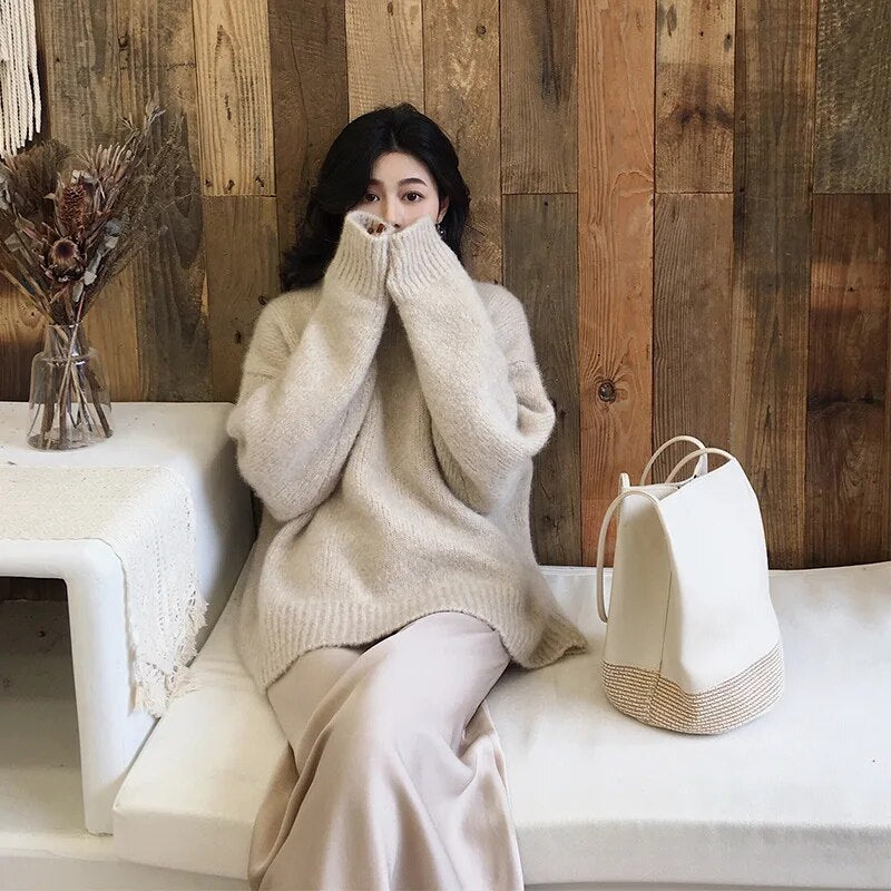 Stylische Damenpullover Langarm