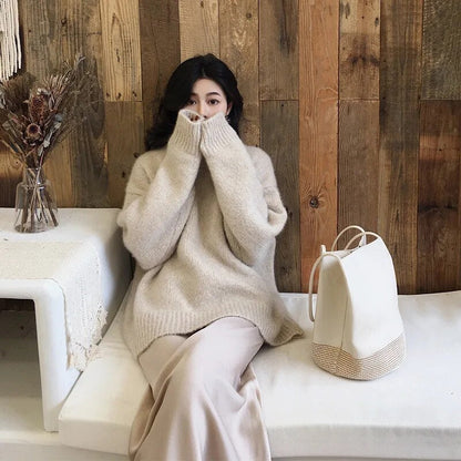 Stylische Damenpullover Langarm