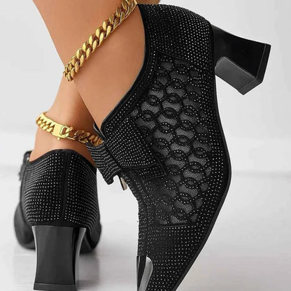 Glitzer Pumps Mit Schleife