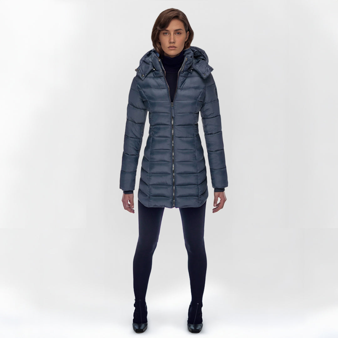 Lange Daunenjacke Warm & Elegant