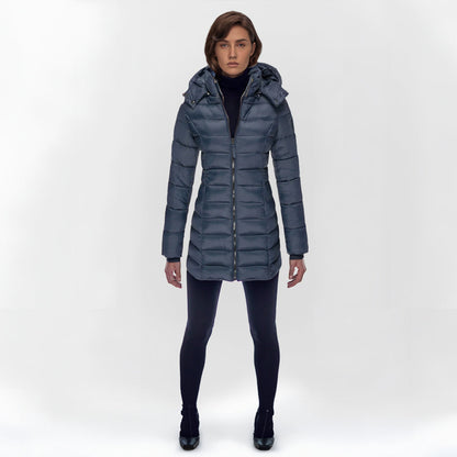 Lange Daunenjacke Warm & Elegant