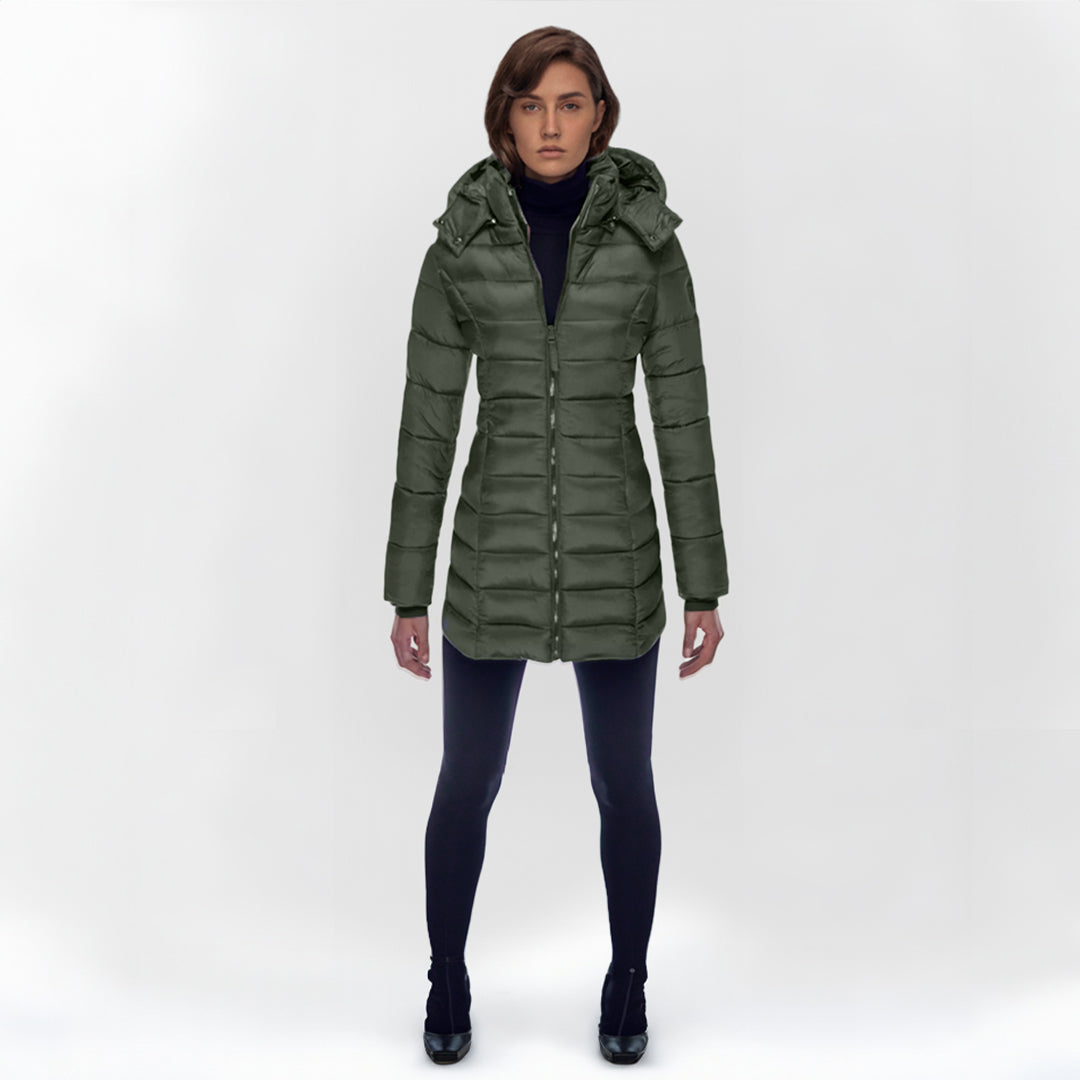 Lange Daunenjacke Warm & Elegant