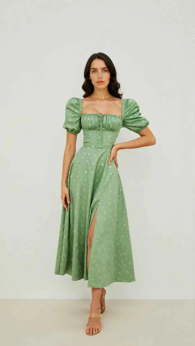 Figurformendes Midi-Kleid Quadratiskleid