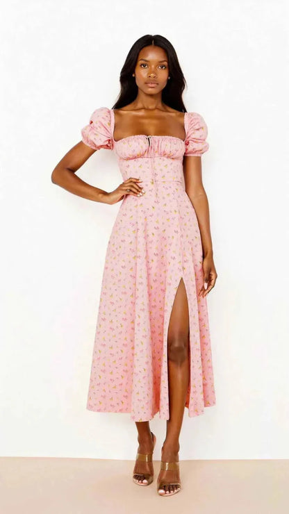 Figurformendes Midi-Kleid Quadratiskleid