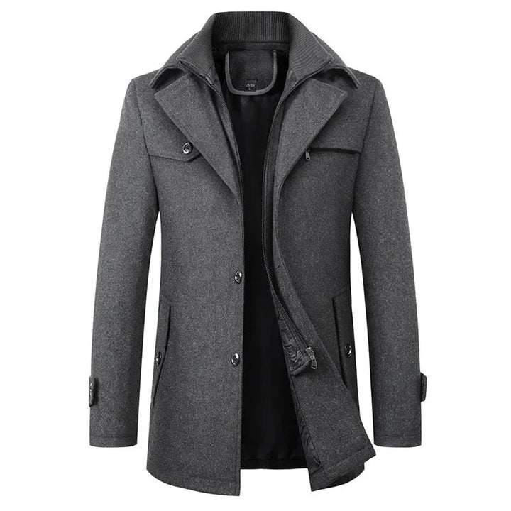 Herren Wintermantel Modern Wasserdicht