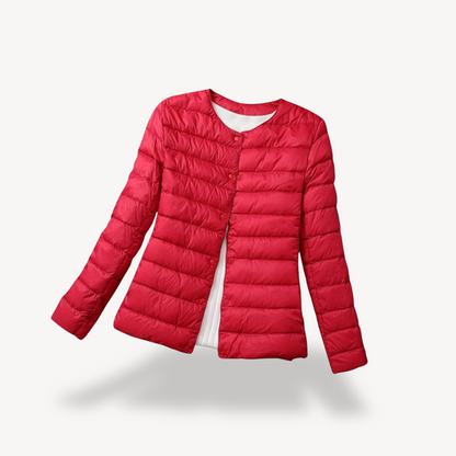 Damen Pufferjacke Leicht und Warm