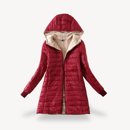 Damen Winterjacke Sherpa Gefüttert Wärme