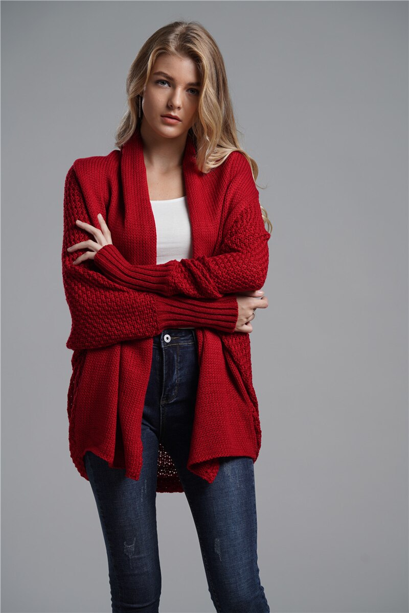 Stilvolle Batwing Weste Damen Modell - IdealeKleiden