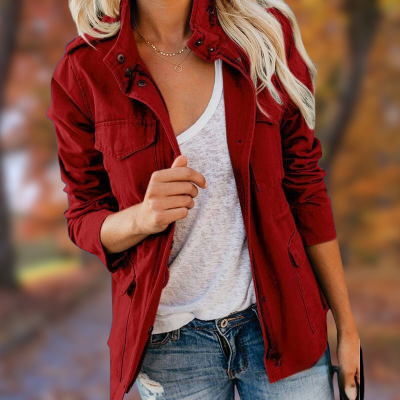 Modische Mehrzweckjacke Damen Trend