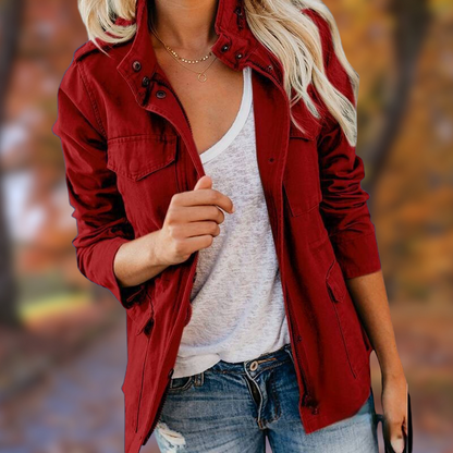 Modische Mehrzweckjacke Damen Trend