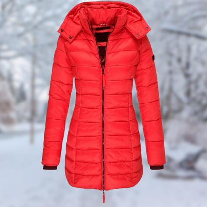 Elegant Wintermantel Mittellang Damen