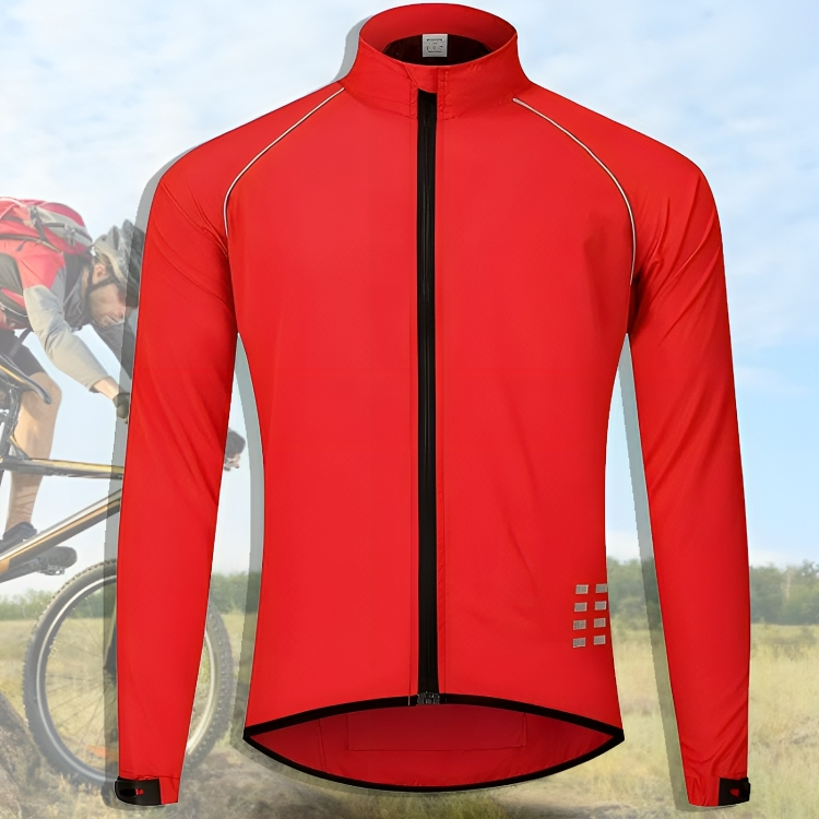 Sichtbare Fahrradjacke für Männer