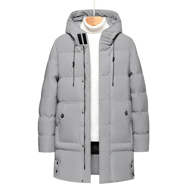 Langer Wintermantel Damen Daunenmantel Warm