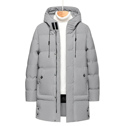 Langer Wintermantel Damen Daunenmantel Warm