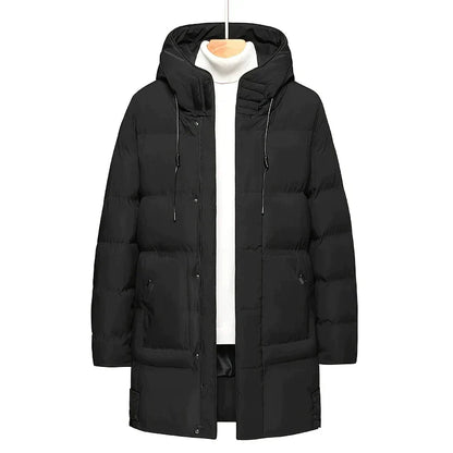 Langer Wintermantel Damen Daunenmantel Warm